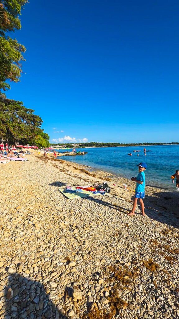 Beaches in Umag with Kids